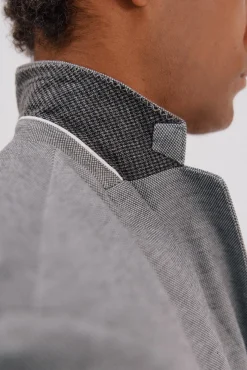 Cortefiel Blazers|Blazers-Blazer de malha Cinzento