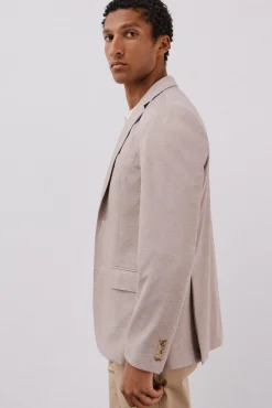 Cortefiel Blazers|Blazers-Blazer de malha Tostado