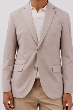 Cortefiel Blazers|Blazers-Blazer de malha Tostado