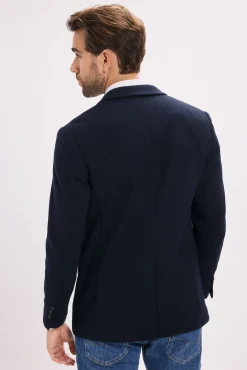 Jack & Jones Blazers|Blazers-Blazer de malha slim fit Azul