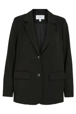 Vila Blazers-blazer grande Preto