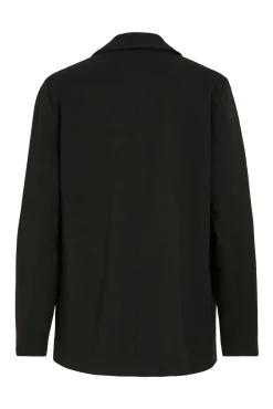 Vila Blazers-blazer grande Preto