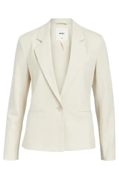 Object Blazers-Blazer justo manga comprida Tostado