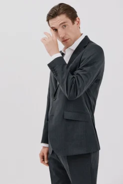 Cortefiel Blazers|Blazers-Blazer liso coolmax® Cinzento