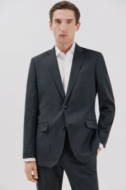 Cortefiel Blazers|Blazers-Blazer liso coolmax® Cinzento