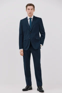 Cortefiel Blazers|Blazers-Blazer liso coolmax® Azul