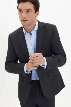 Cortefiel Blazers|Blazers-Blazer liso coolmax® Cinzento