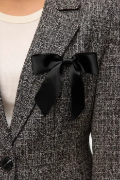 Vero Moda Fatos|Blazers-Blazer longo com efeito marmorizado Cinzento