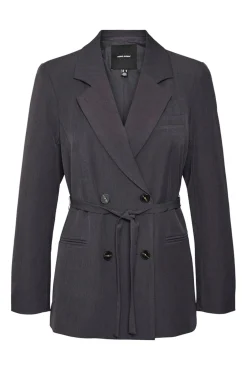 Vero Moda Curve Fatos|Blazers-Blazer longo, tamanho grande Cinzento