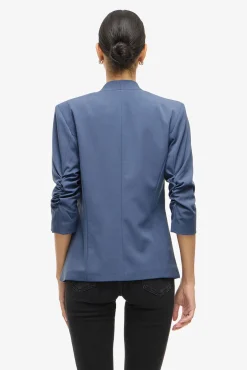 Vila Fatos|Blazers-Blazer manga 3/4 Azul