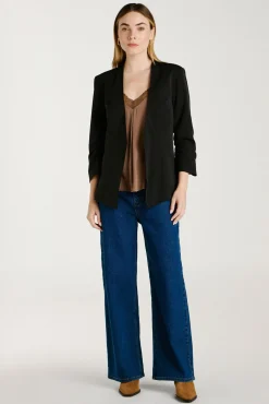 Vila Fatos|Blazers-Blazer manga 3/4 Preto