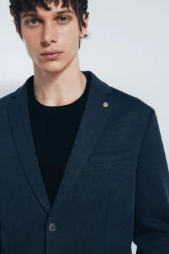 Springfield Blazers|Blazers-Blazer olho de perdiz azul