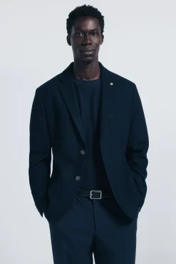 Springfield Blazers|Blazers-Blazer olho de perdiz azul