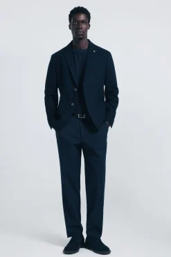 Springfield Blazers|Blazers-Blazer olho de perdiz azul