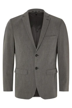 Selected Blazers|Blazers-Blazer slim fit com bolsos. Cinzento