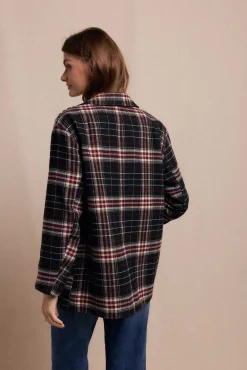 Slowlove Blazers-Blazer xadrez com tachas Multicolorido