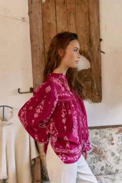 Jaase Blusas-Blusa Bree com estampado Amalie Granada