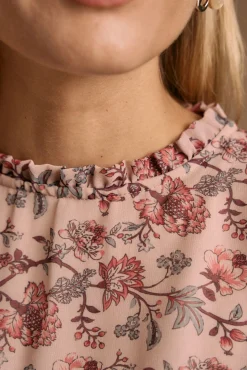Polín Et Moi Blusas-Blusa Brisa com estampado de flores Impress&atilde;o