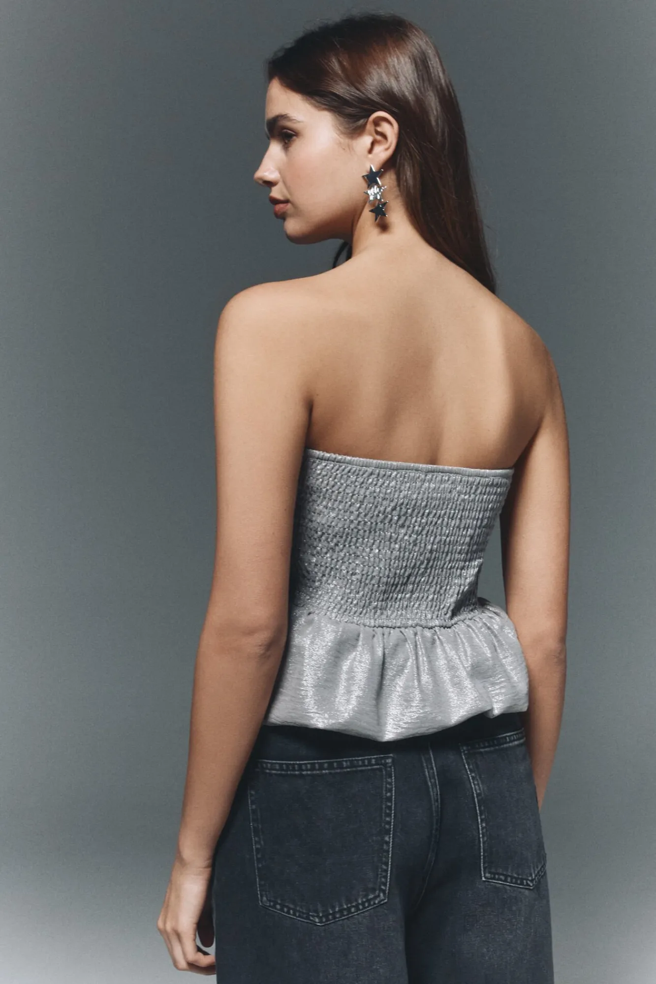 High Spirits Blusas-Blusa Bubblé cinzento