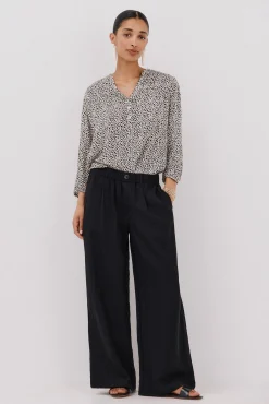 Cortefiel Blusas-Blusa com cintado = entallado frontal Impressão