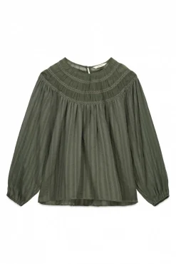 Slowlove Blusas-Blusa combinada Verde