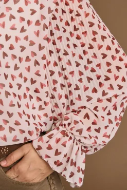 Polín Et Moi Blusas-Blusa corações de cerveja Impress&atilde;o