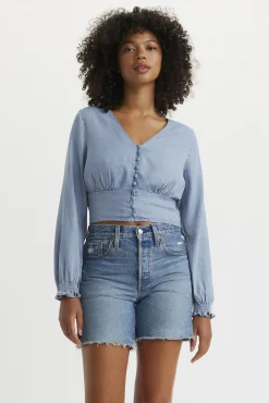 Levi's Blusas-Blusa de ganga Levis® Azul