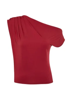 Trendyol Blusas-Blusa de malha estampado