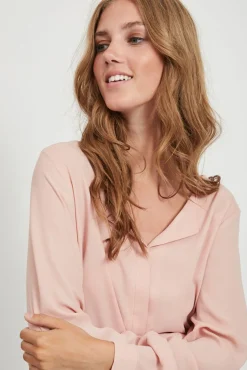 Vila Blusas-Blusa de manga comprida Subiu