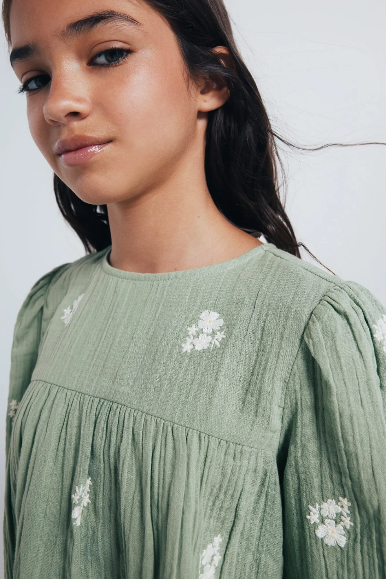 Springfield Kids Malhas|Blusões-Blusa de manga comprida para menina verde