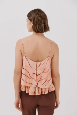 Cortefiel Blusas-Blusa estampada fluida Multicolorido