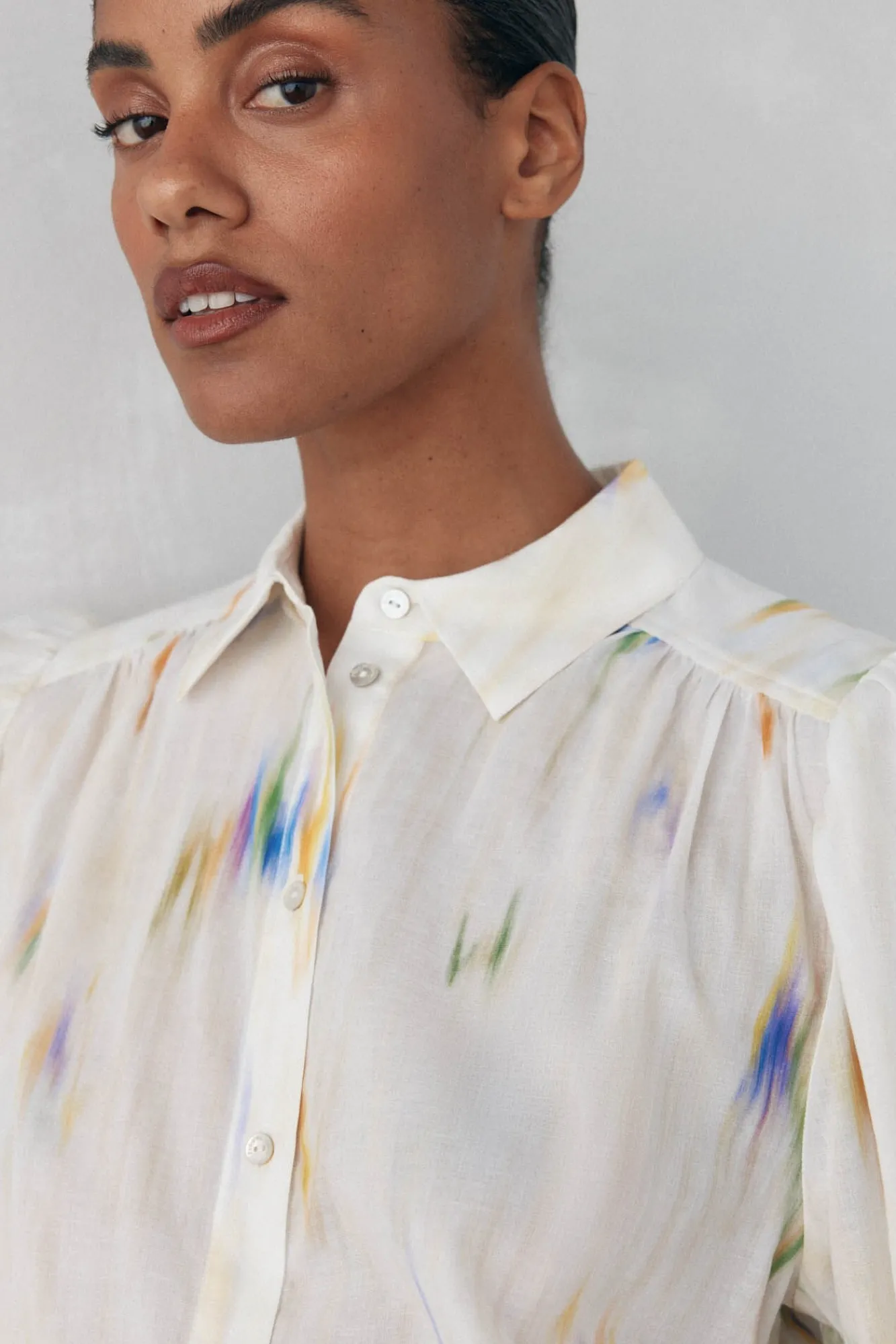 Pedro del Hierro Blusas-Blusa estampada solta Vários