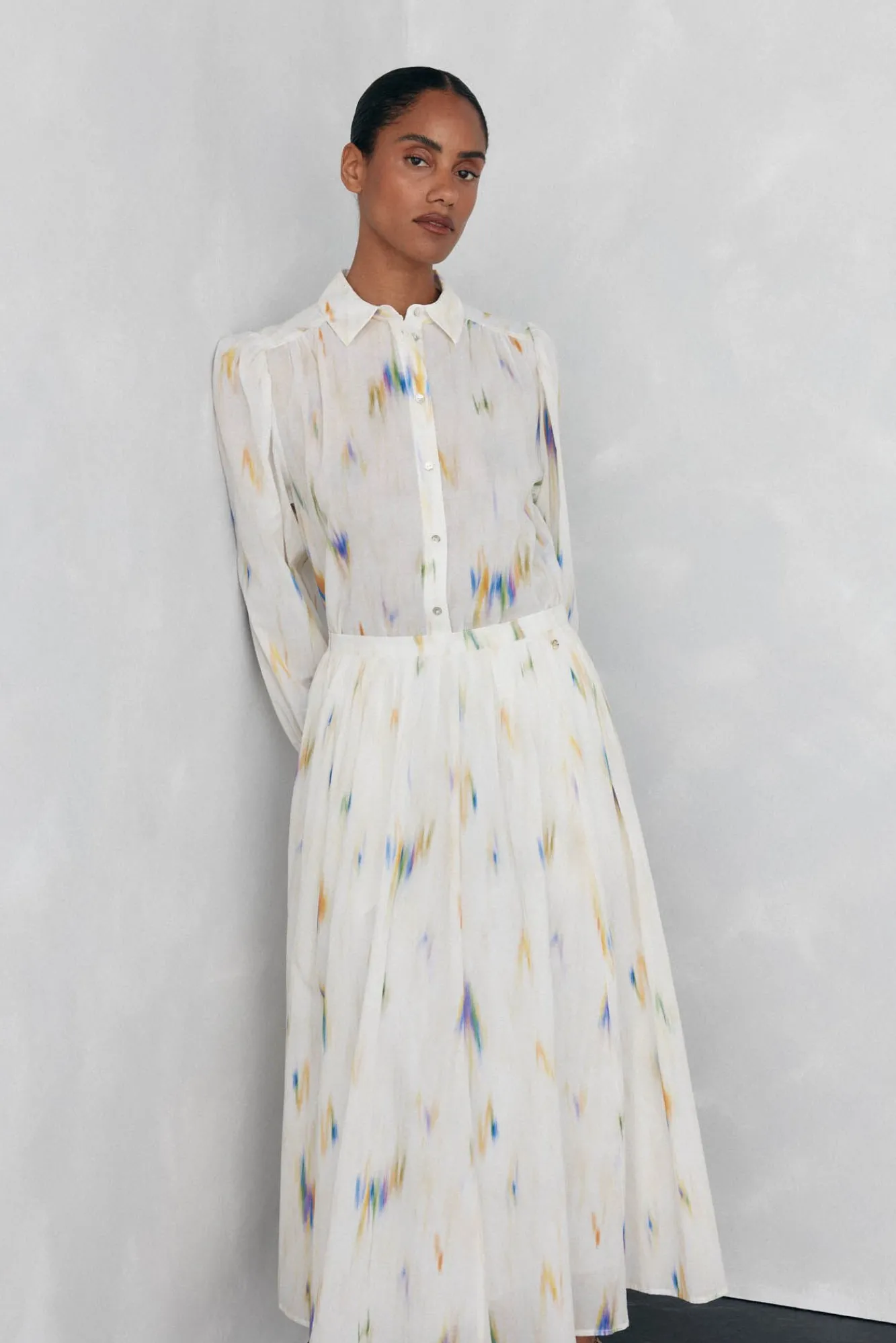 Pedro del Hierro Blusas-Blusa estampada solta Vários