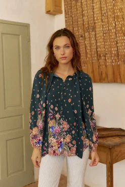 Jaase Blusas-Blusa estampado Imogen Estella Azul