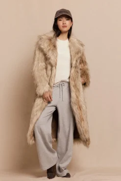 Slowlove T-Shirts-Blusa estruturada rústica de manga comprida Ecru