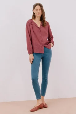 Cortefiel Blusas-Blusa gola redonda Granada