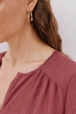 Cortefiel Blusas-Blusa gola redonda Granada