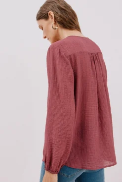 Cortefiel Blusas-Blusa gola redonda Granada