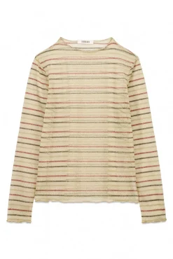 Slowlove Blusas-Blusa listrada de lurex Multicolorido