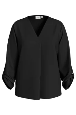 Vila Blusas-blusa manga 3/4 Preto
