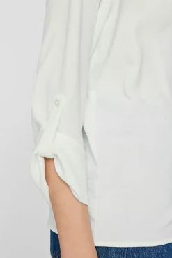 Vila Blusas-blusa manga 3/4 Branco