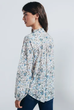 Springfield Blusas-Blusa plumetti laço azul