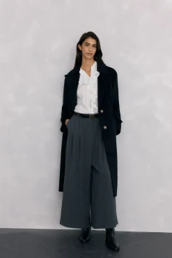 Pedro del Hierro Blusas-Blusa riscas com folho V&aacute;rios