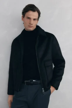 Pedro del Hierro Casacos-Blusão Preto