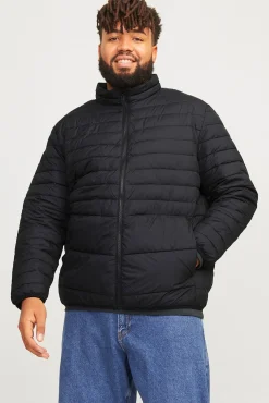 Jack & Jones PLUS Casacos-Blusão acolchoada leve PLUS preto