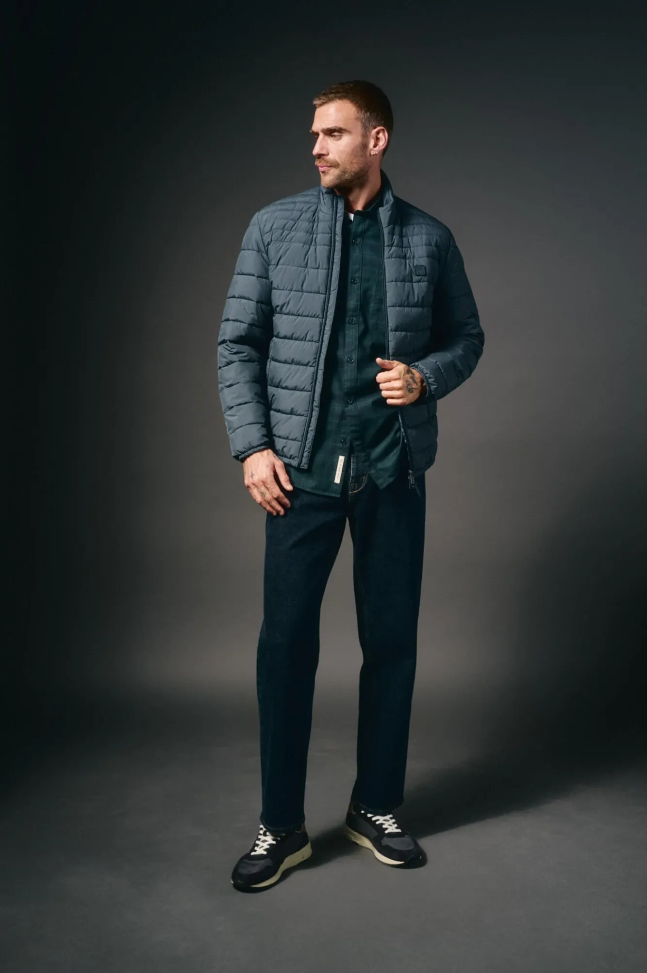 OOTO Casacos|Ultralights-Blusão acolchoado ultralight Azul