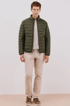 Cortefiel Casacos|Sobretudos-Blusão acolchoado ultralight Verde