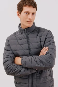 Cortefiel Casacos|Sobretudos-Blusão acolchoado ultralight Cinzento