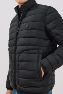 Cortefiel Casacos|Sobretudos-Blusão acolchoado ultralight Preto