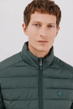 Cortefiel Casacos|Sobretudos-Blusão acolchoado ultralight Verde
